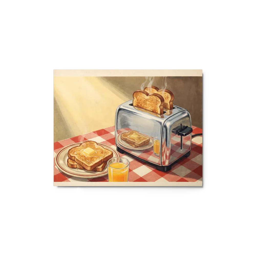 Morning Toast 
 Paper Print With Black Frame & Mat | 18″x 24″