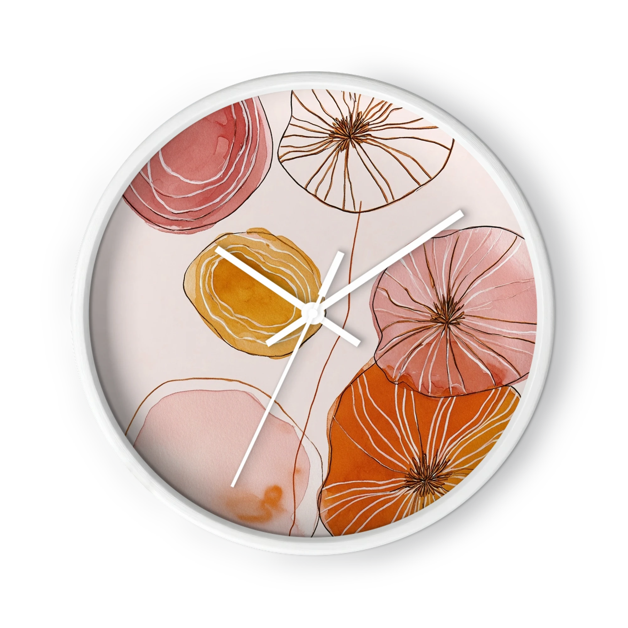 Organic Pods in Ochre and Rose