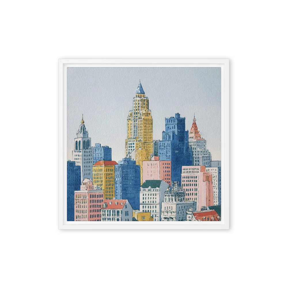 Pastel Cityscape | Art Print