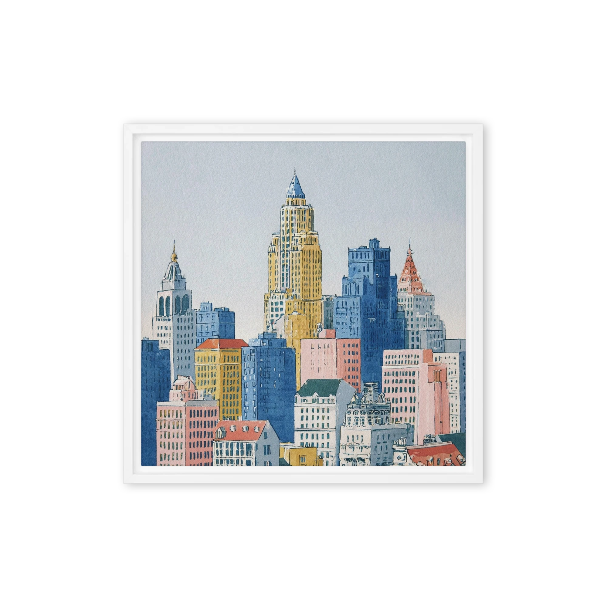 Pastel Cityscape | Art Print