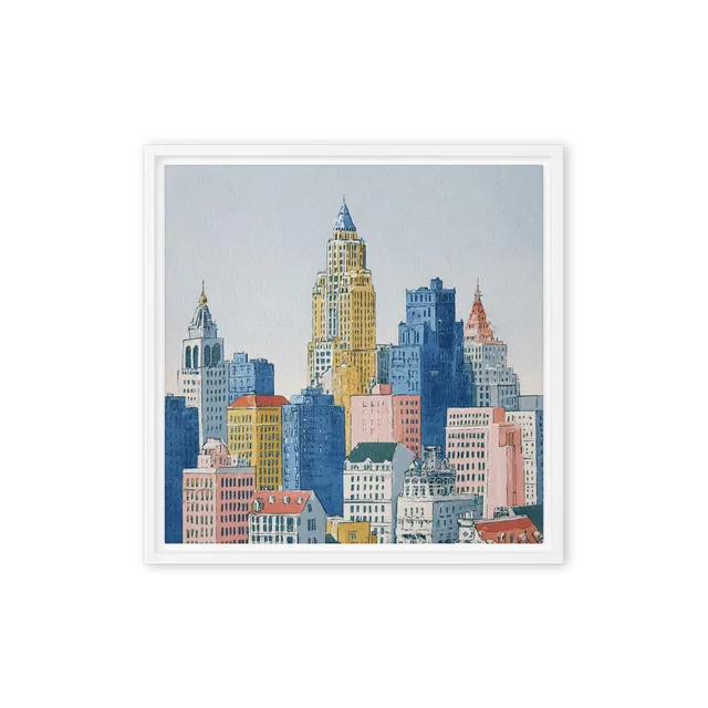 Pastel Cityscape | Art Print