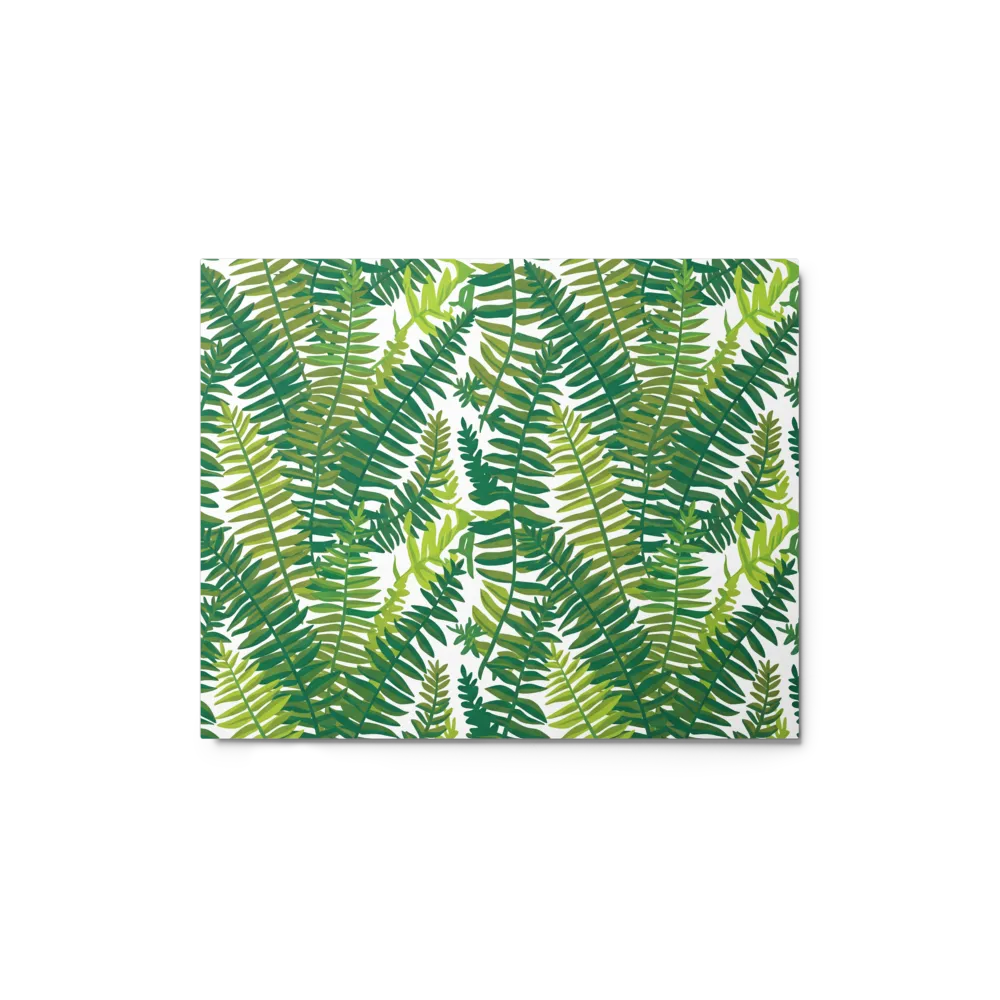 Verdant Fern Dance 
 Poster with Red oak Frame | 20″x 30″