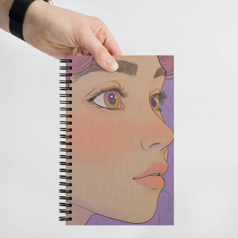 Introspection in Lavender Hues 
 Spiral Notebook | 140 pages