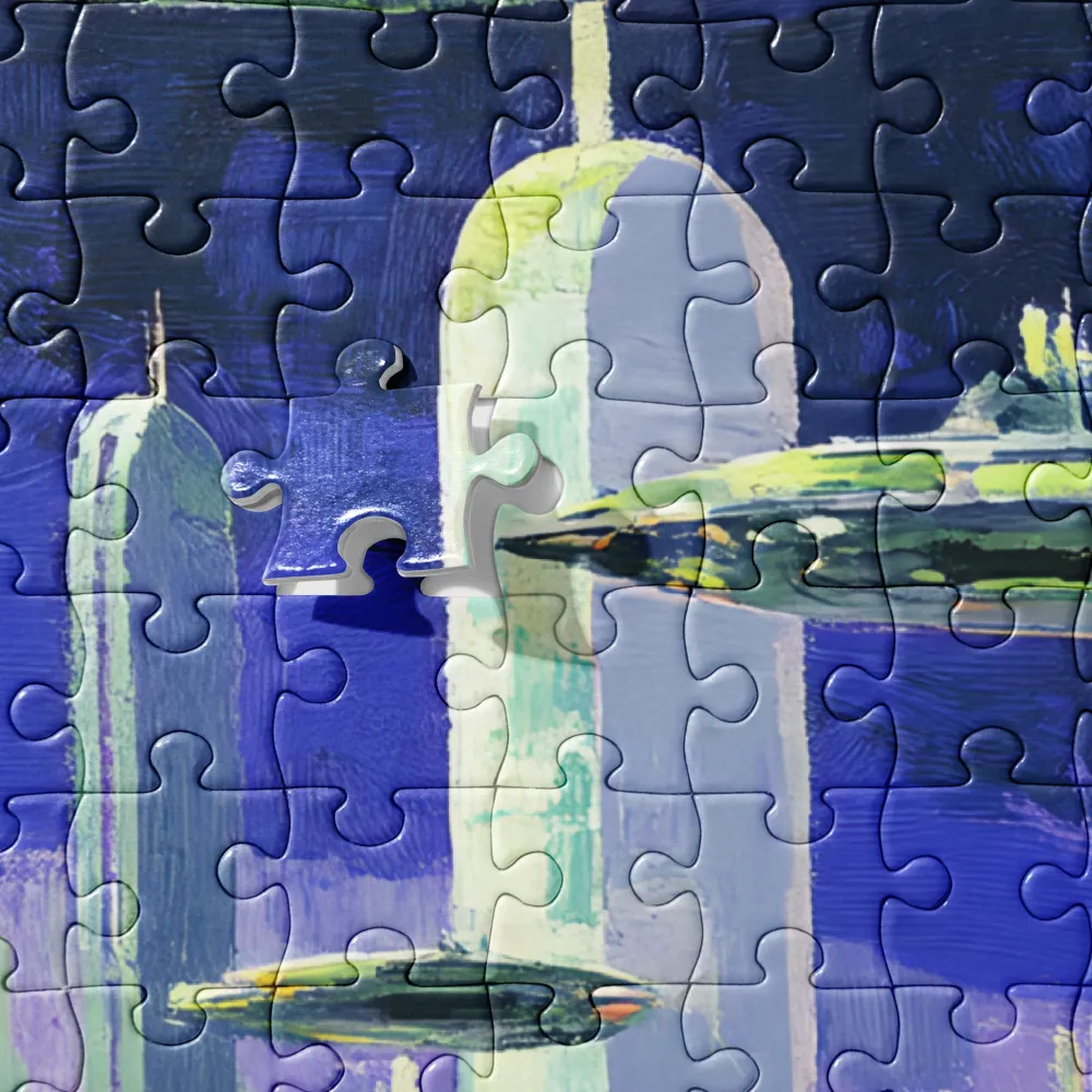 Neo-Futuristic Metropolis 
 Jigsaw Puzzle