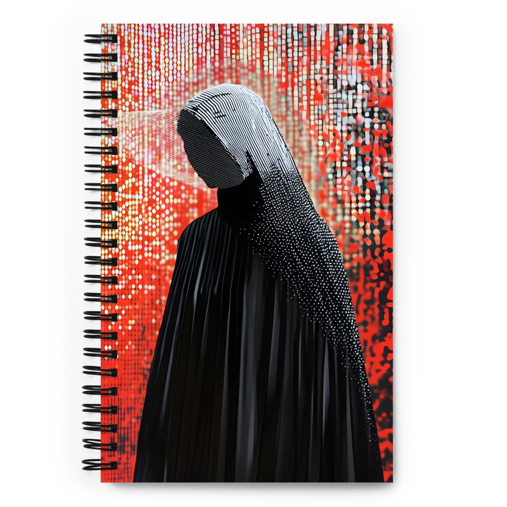 Glitch Fashion Portrait 
 Spiral Notebook | 140 pages