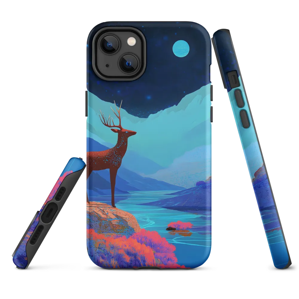 Celestial Stag at Nightfall | Phone Case