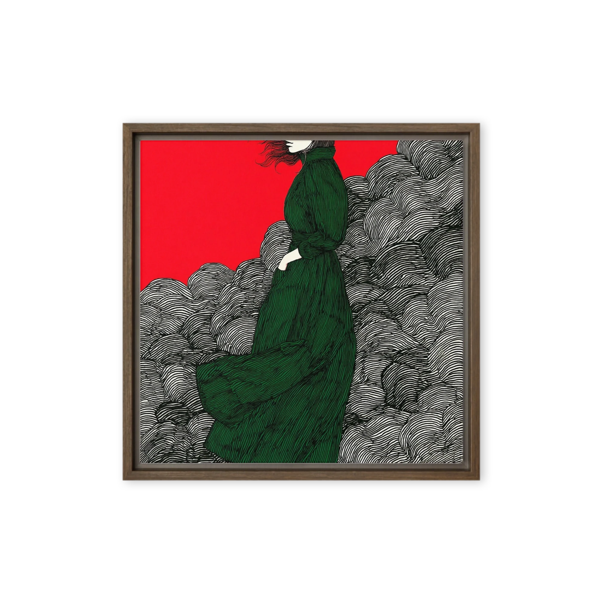 Woman in Green