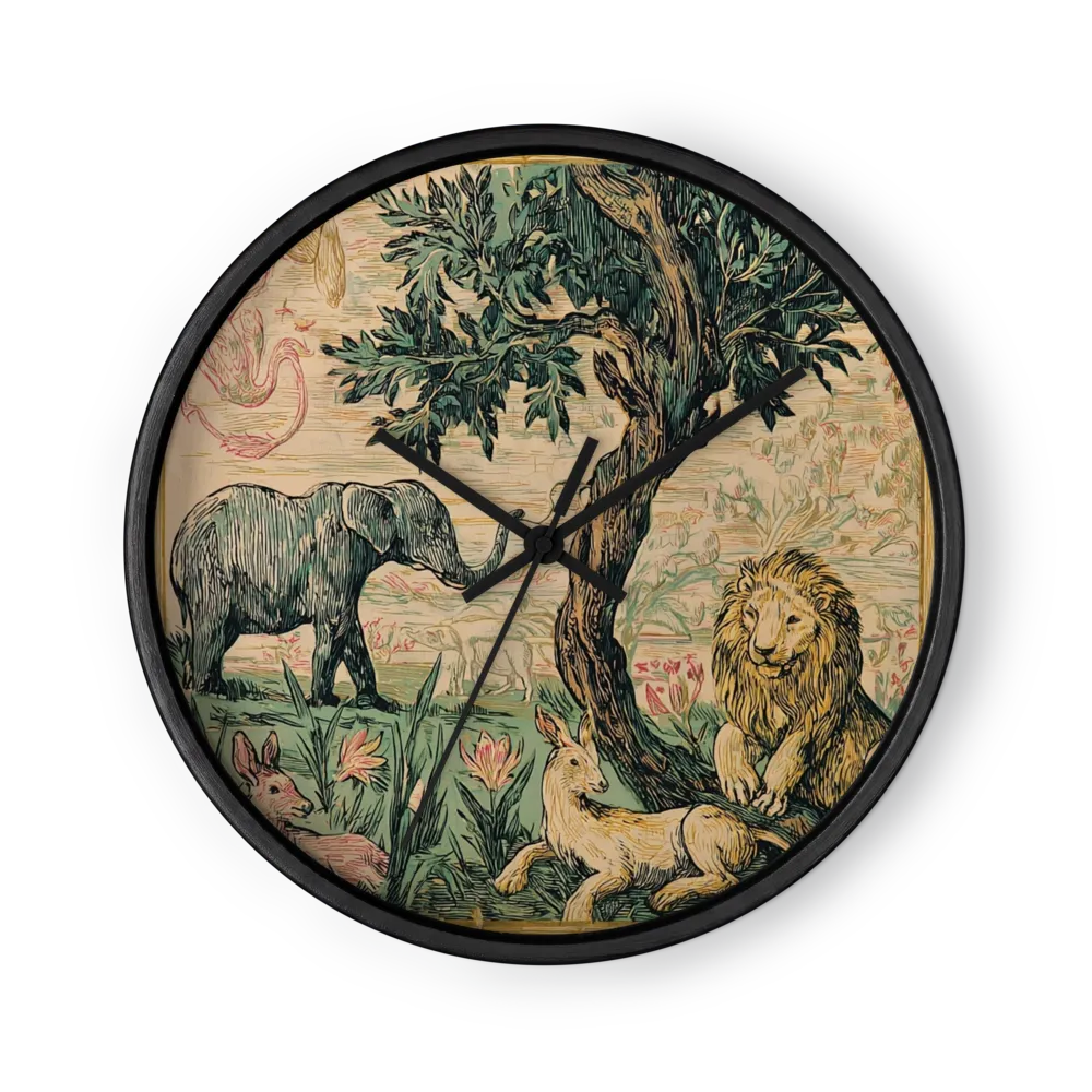 Wild Animal Tapestry | Wall Clock