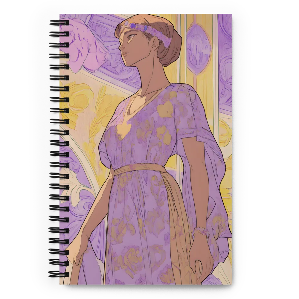 Grace of Lavender Gold 
 Spiral Notebook | 140 pages