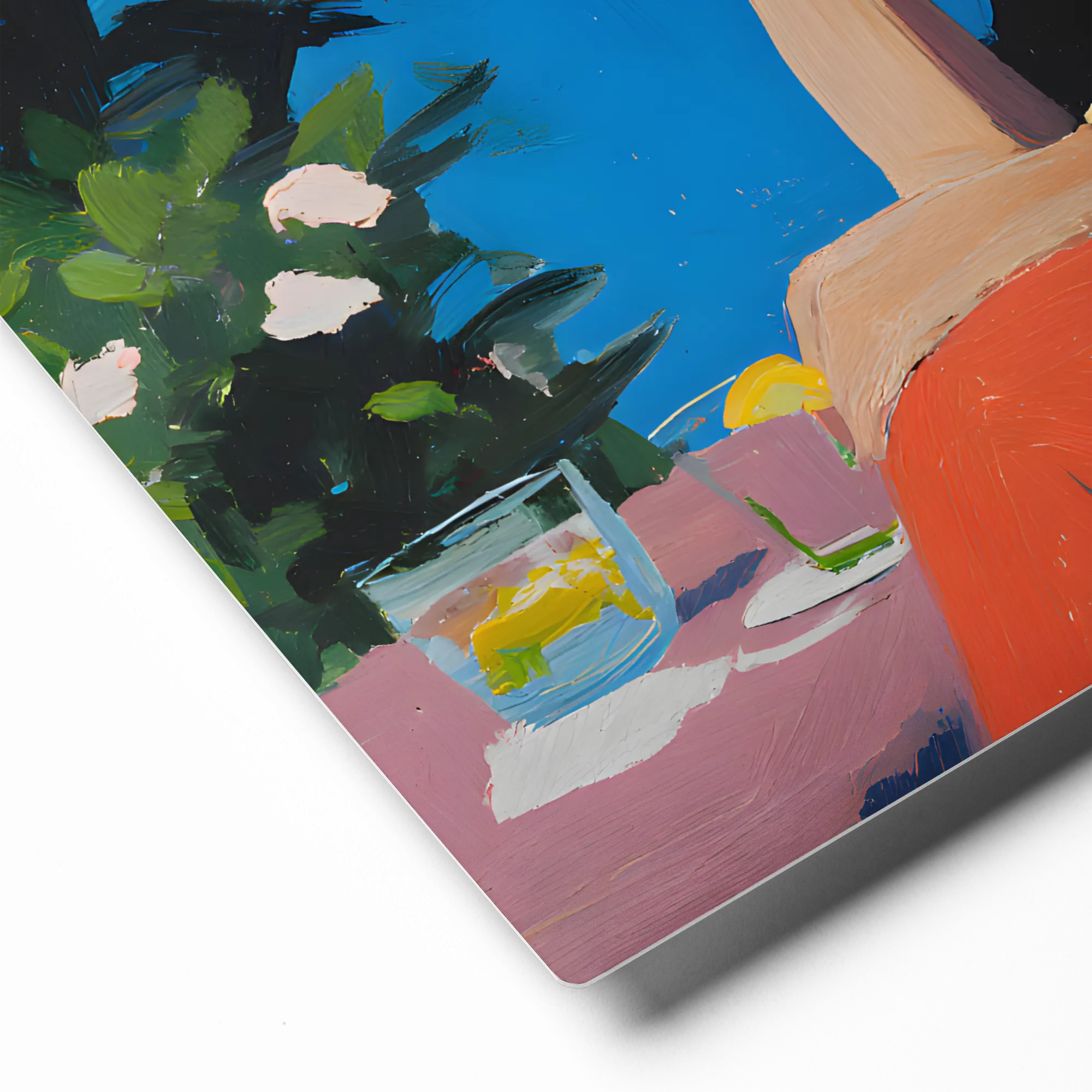 Sunlit Profile 
 Canvas | 8″x 8″