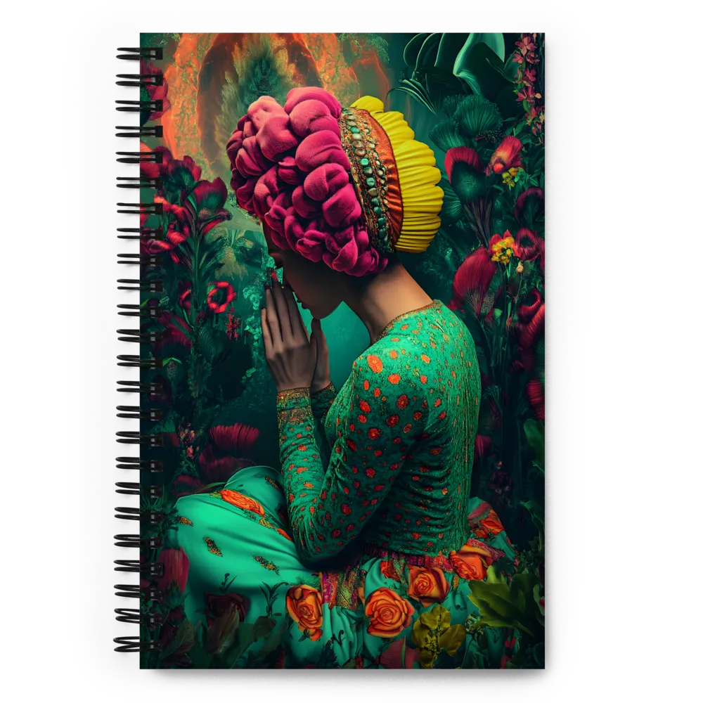 Floral Serenity 
 Spiral Notebook | 140 pages
