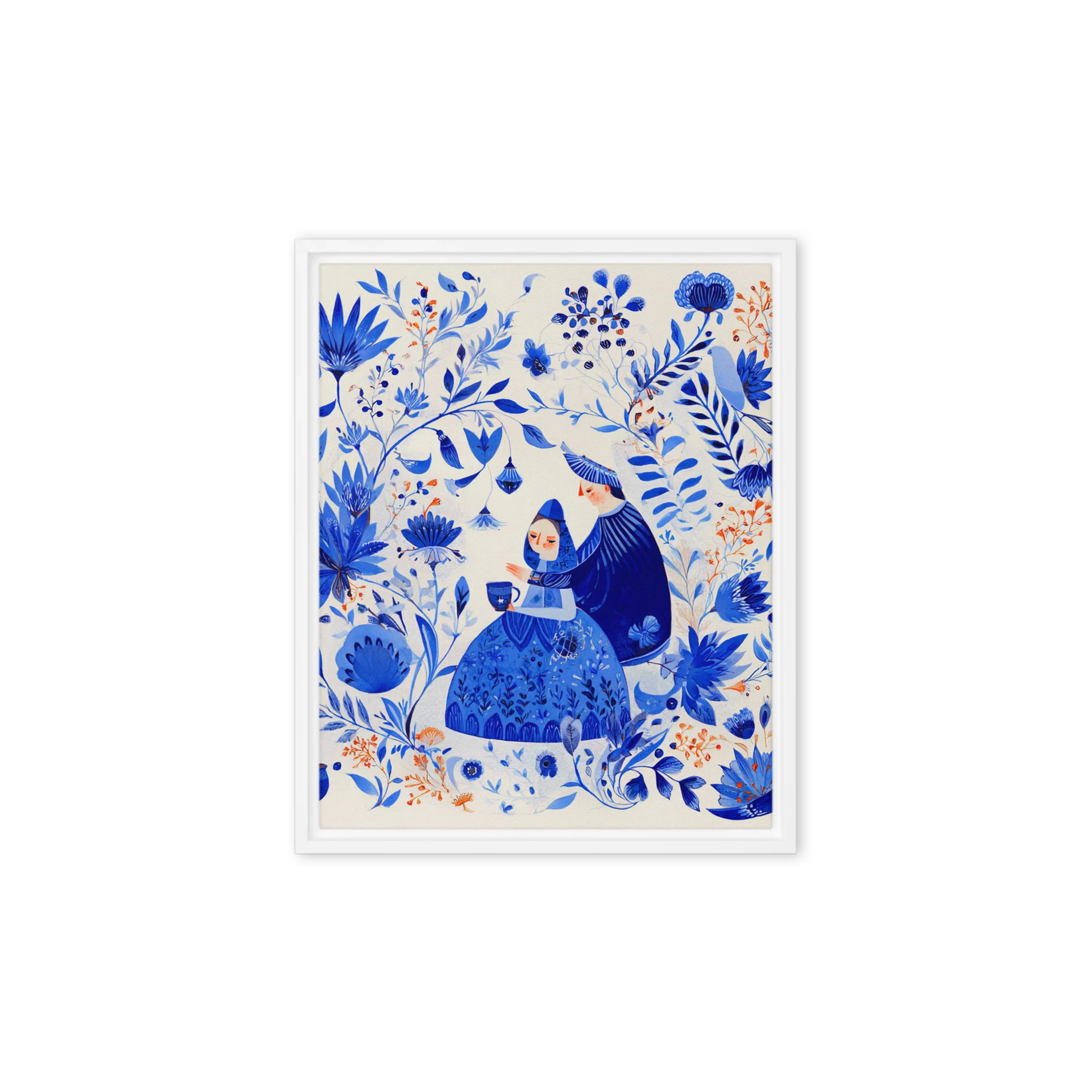 Folkloric Floral Embrace