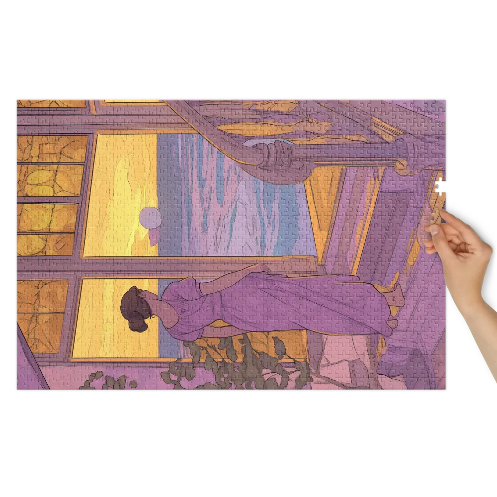 Twilight Reverie 
 Jigsaw Puzzle in Tin Box