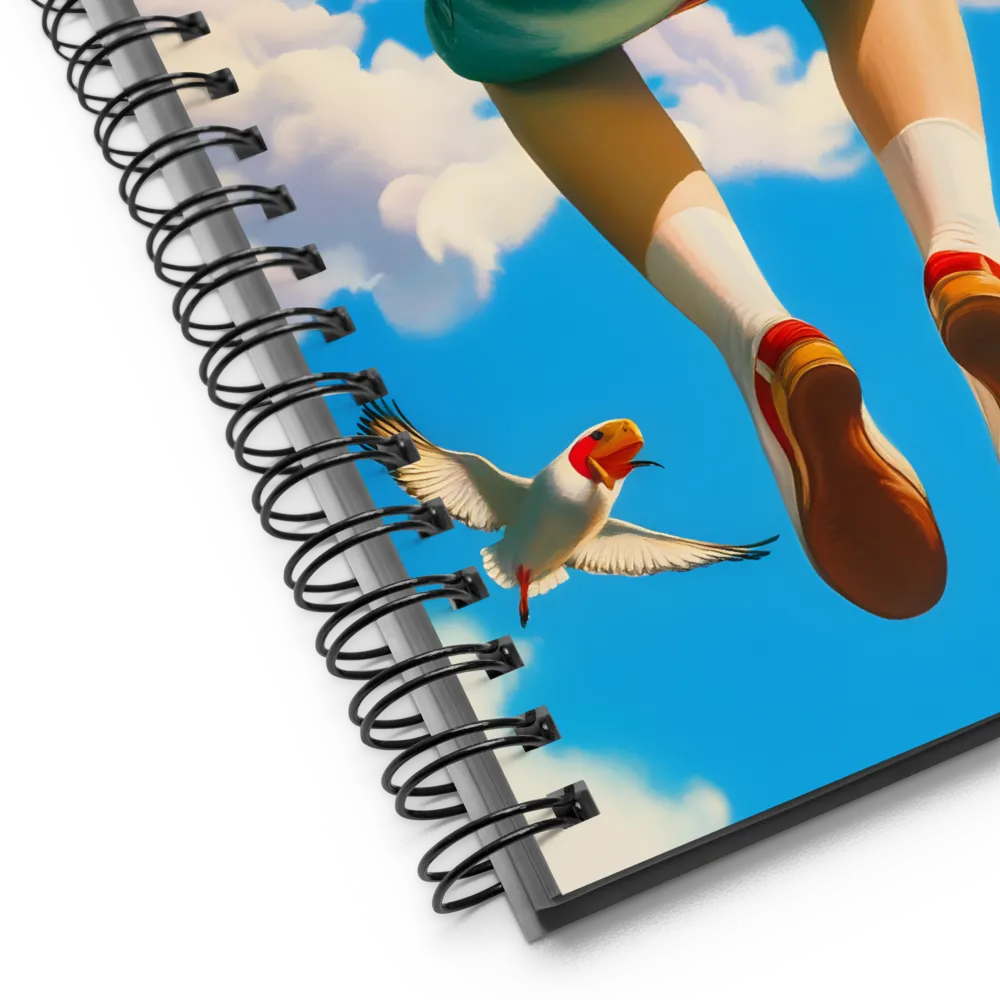 Freedom in the Sky 
 Spiral Notebook | 140 pages