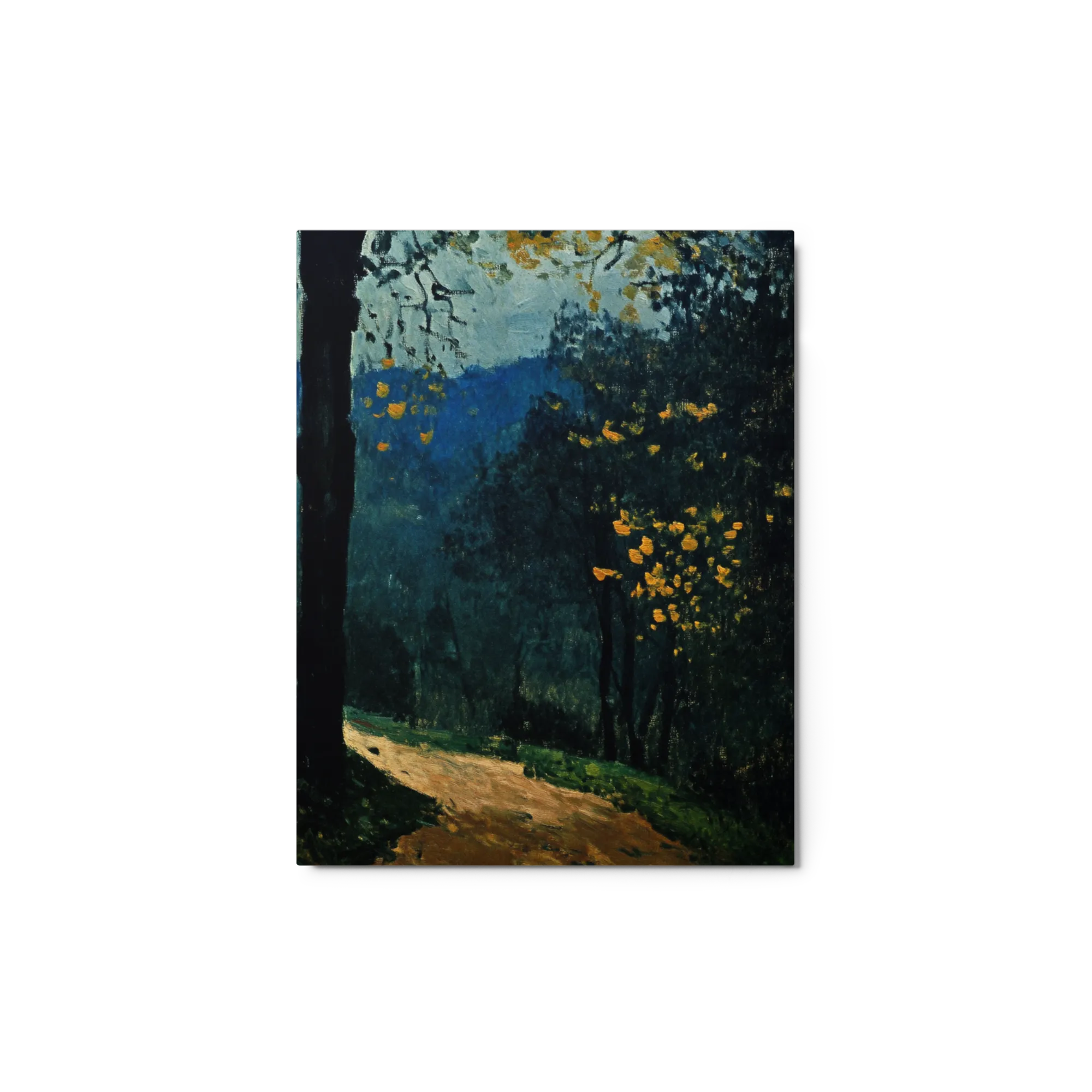 Impressionistic Landscape with Path and Trees