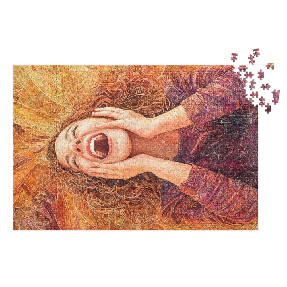Golden Exuberance Mosaic | Jigsaw Puzzles