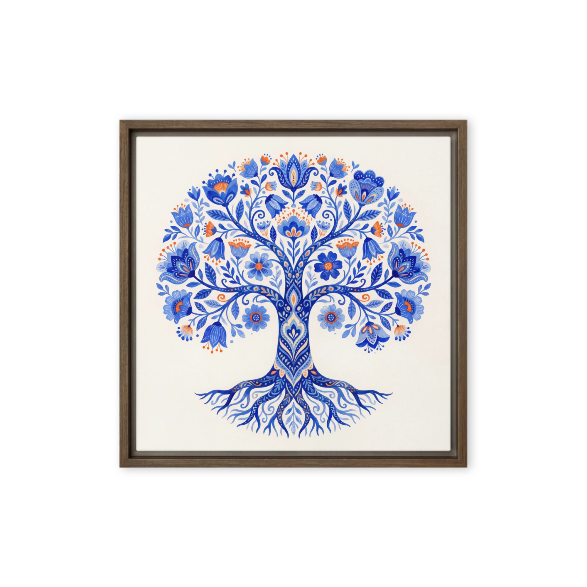 Symmetry in Ceramic Glaze Blue — The Leaded Vine