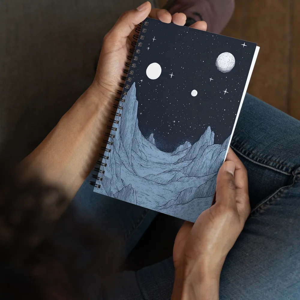 Cosmic Mountain Odyssey 
 Spiral Notebook | 140 pages