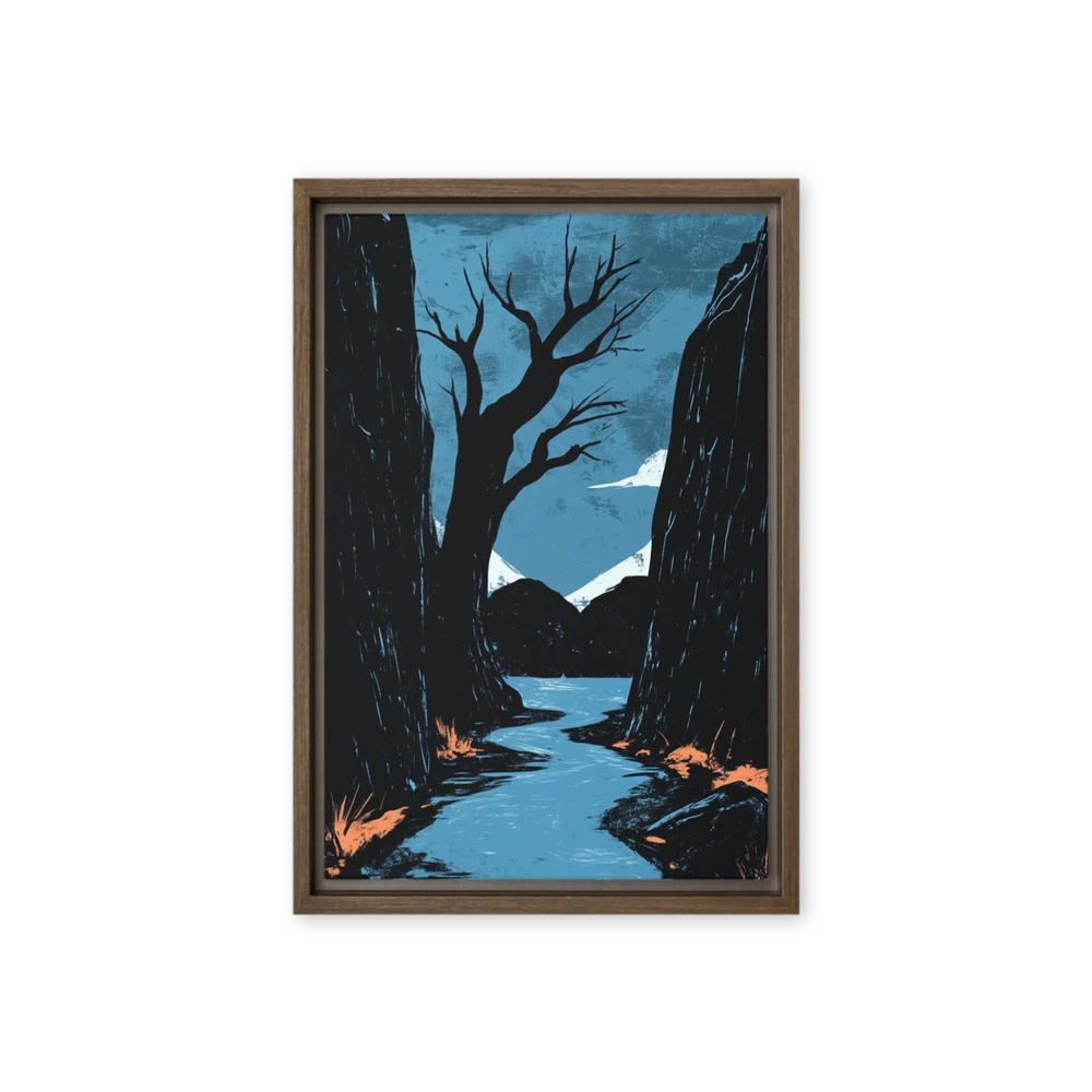 Whispers of the Nocturnal River | Art Print