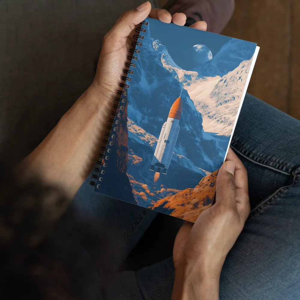 Ascent in the Alien Canyon 
 Spiral Notebook | 140 pages
