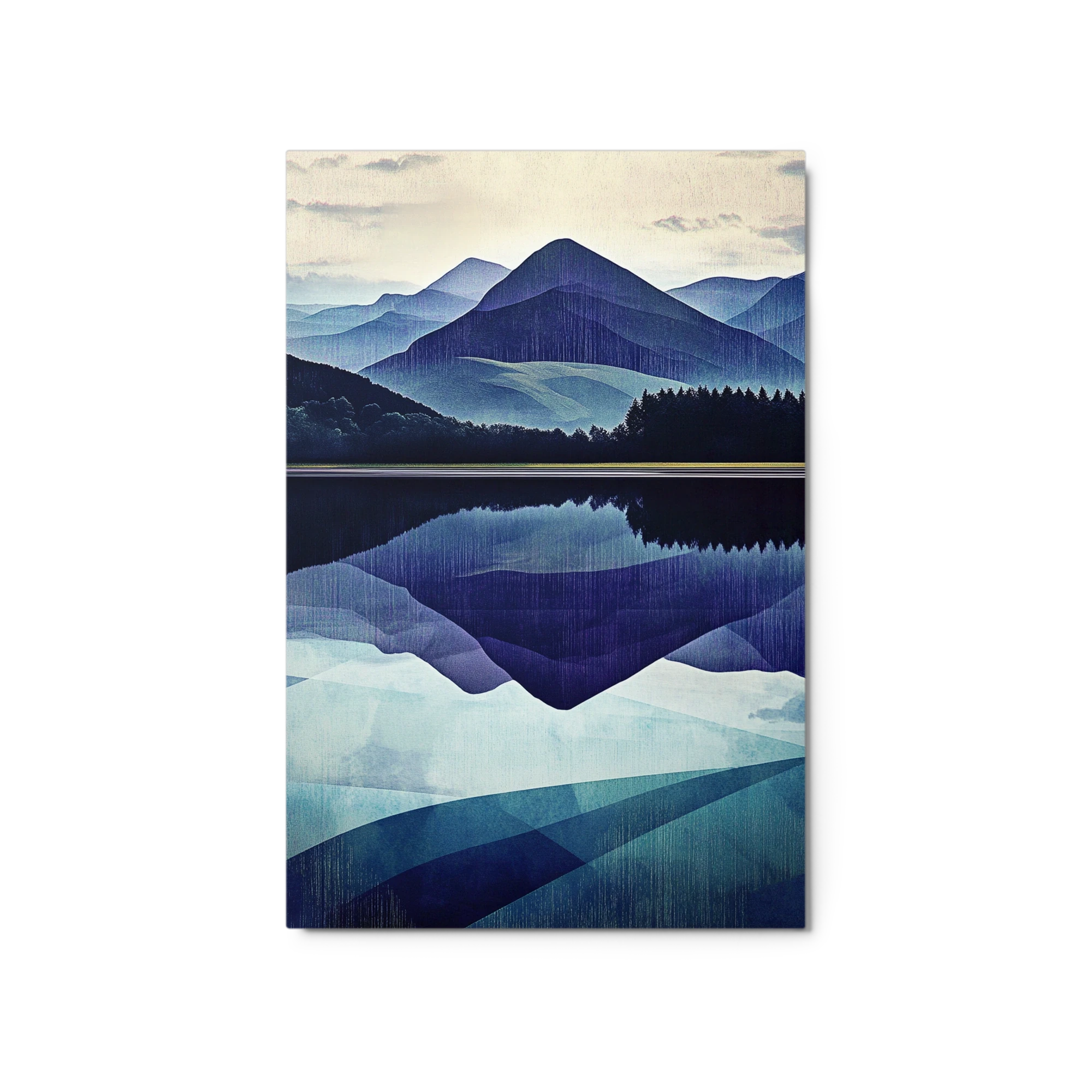 Abstract Mountain Landscape