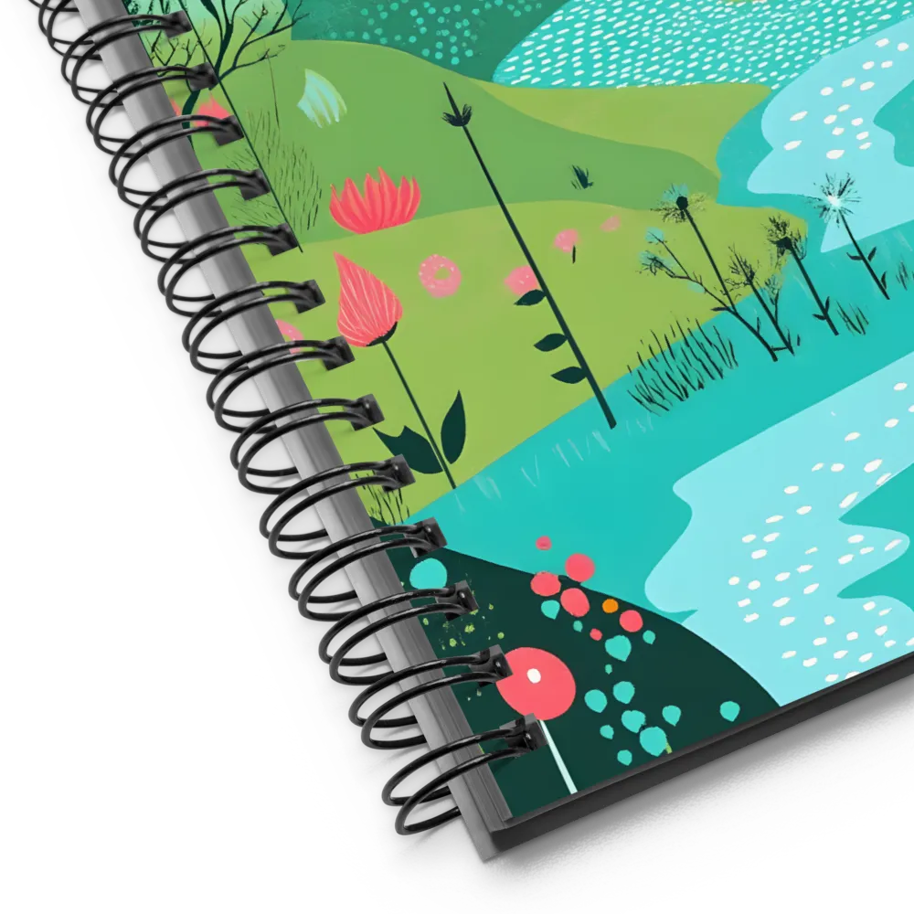 Whimsical River Valley 
 Spiral Notebook | 140 pages