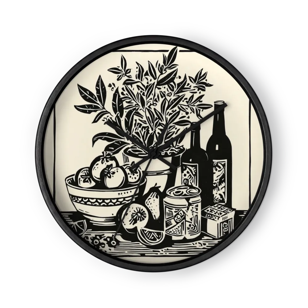 Botanical Linocut Still Life