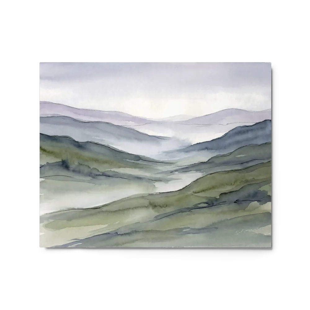 Serene Misty Mountains