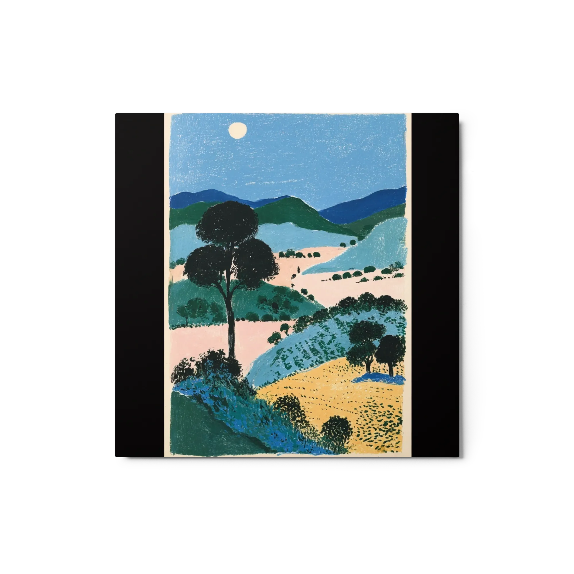 Full Moon over Pastoral Hills