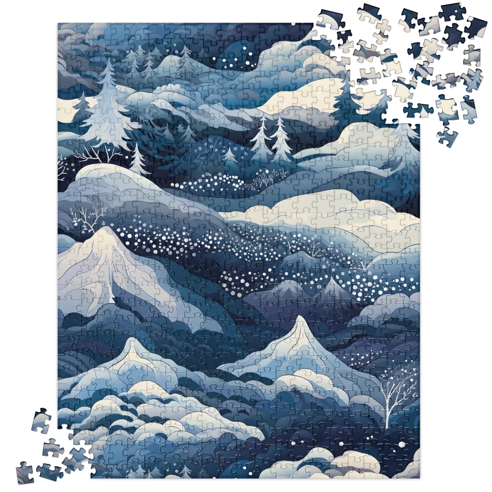 Winter Mountainscape 
 Jigsaw Puzzle