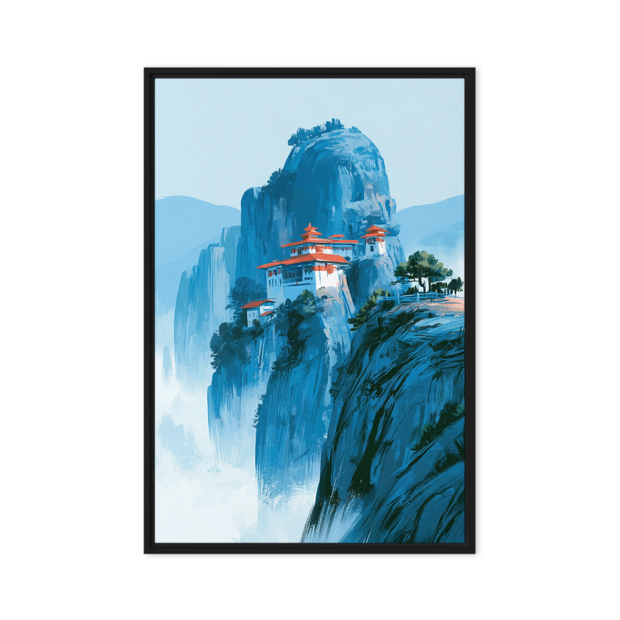 Temple on the Cliffside