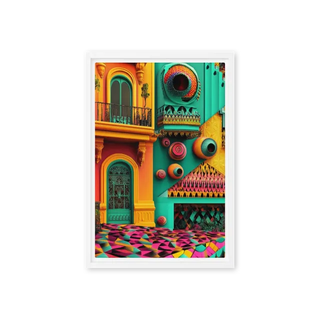 Dreamlike Cityscape Abstract | Art Print