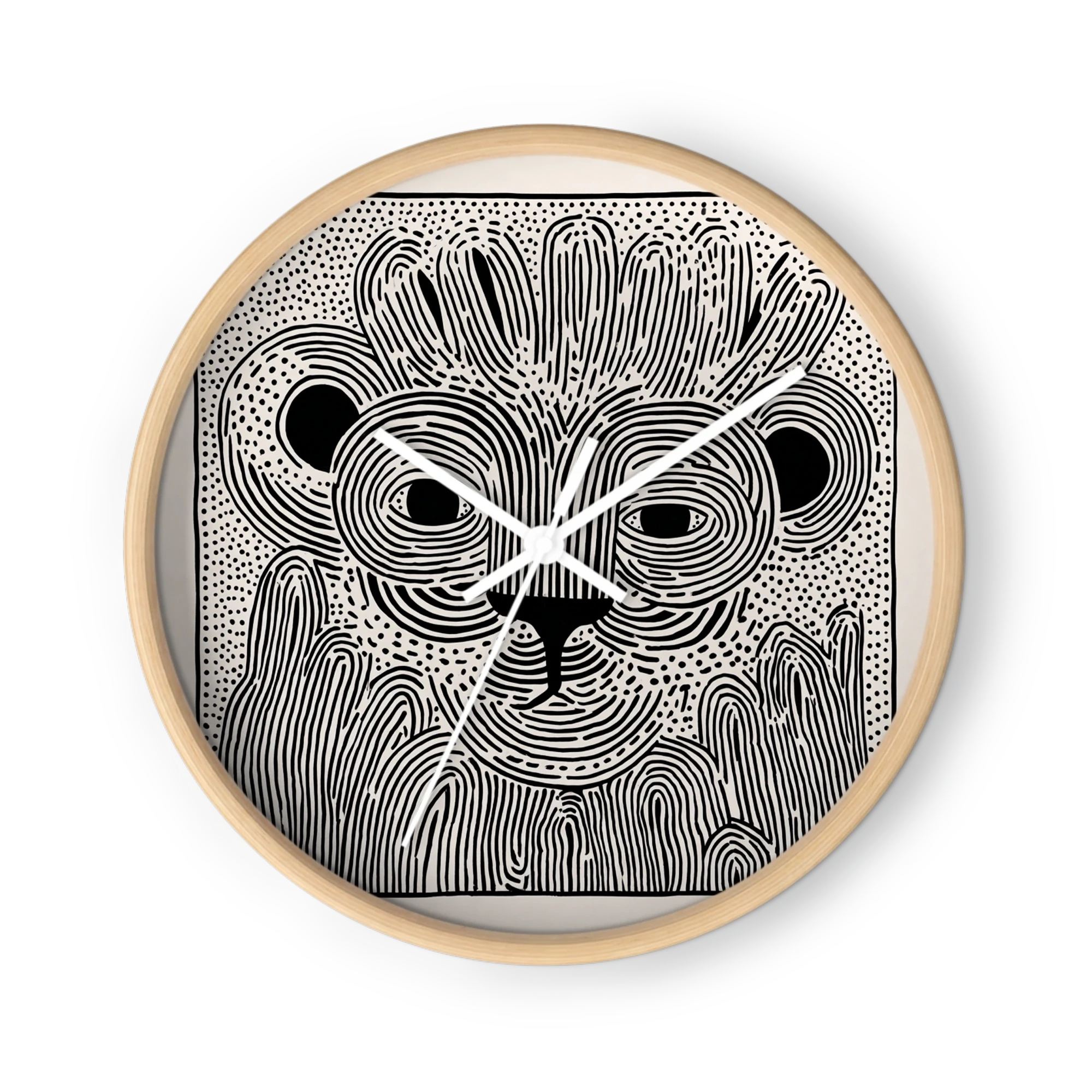 Abstract Line Art Lion
