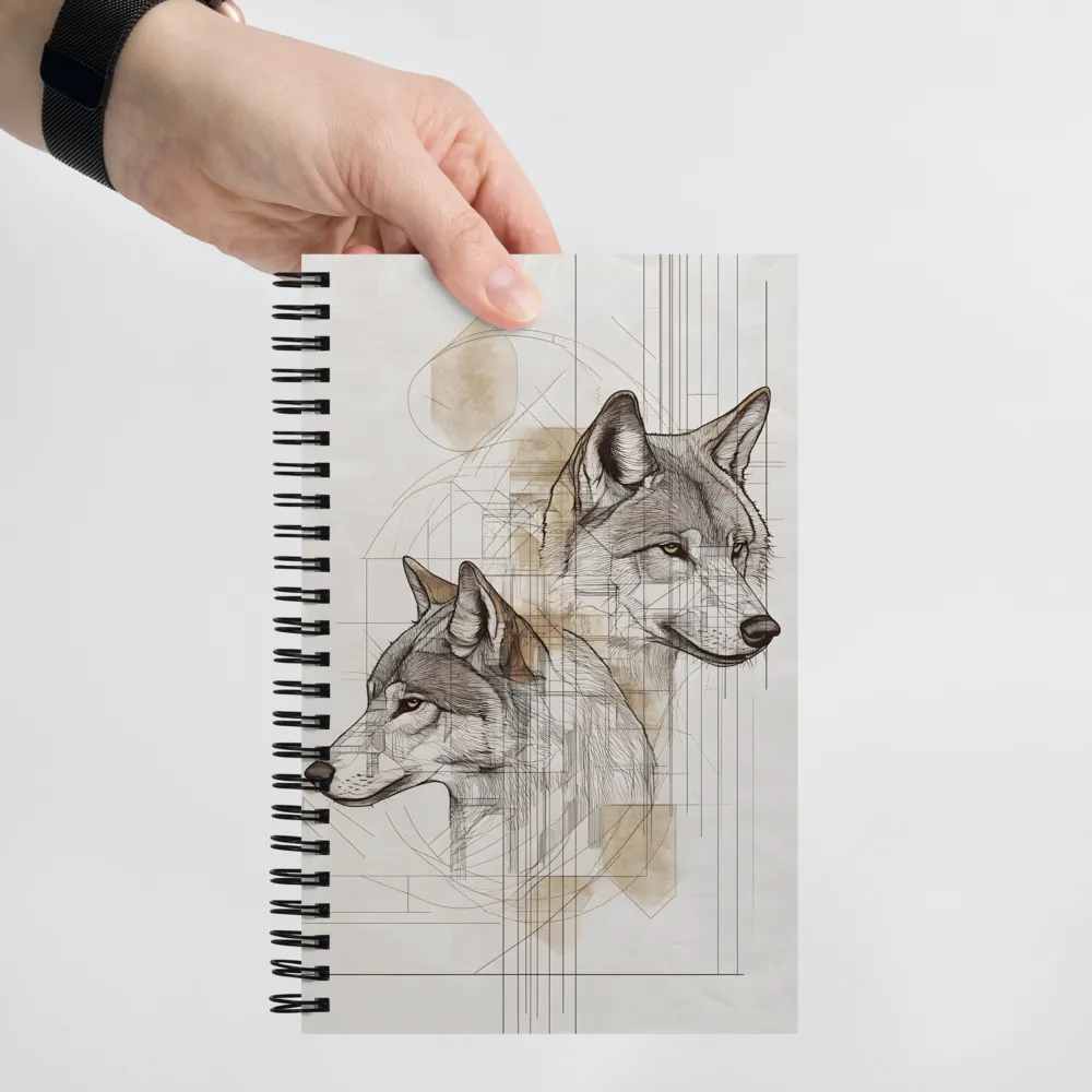 Wolves in Geometry 
 Spiral Notebook | 140 pages