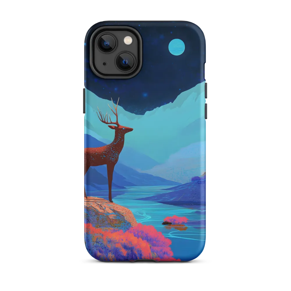 Celestial Stag at Nightfall | Phone Case