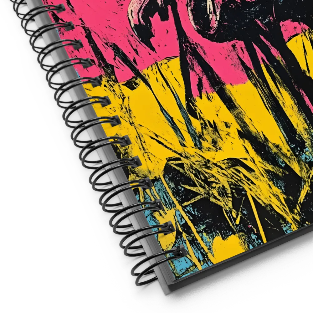 Pop Art Flamingos 
 Spiral Notebook | 140 pages
