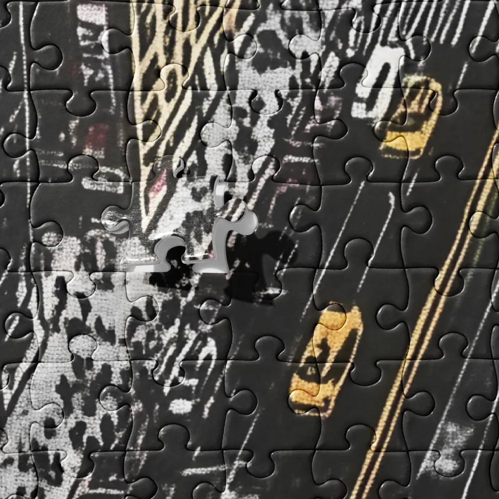 New York City Aerial 
 Jigsaw Puzzle in Tin Box