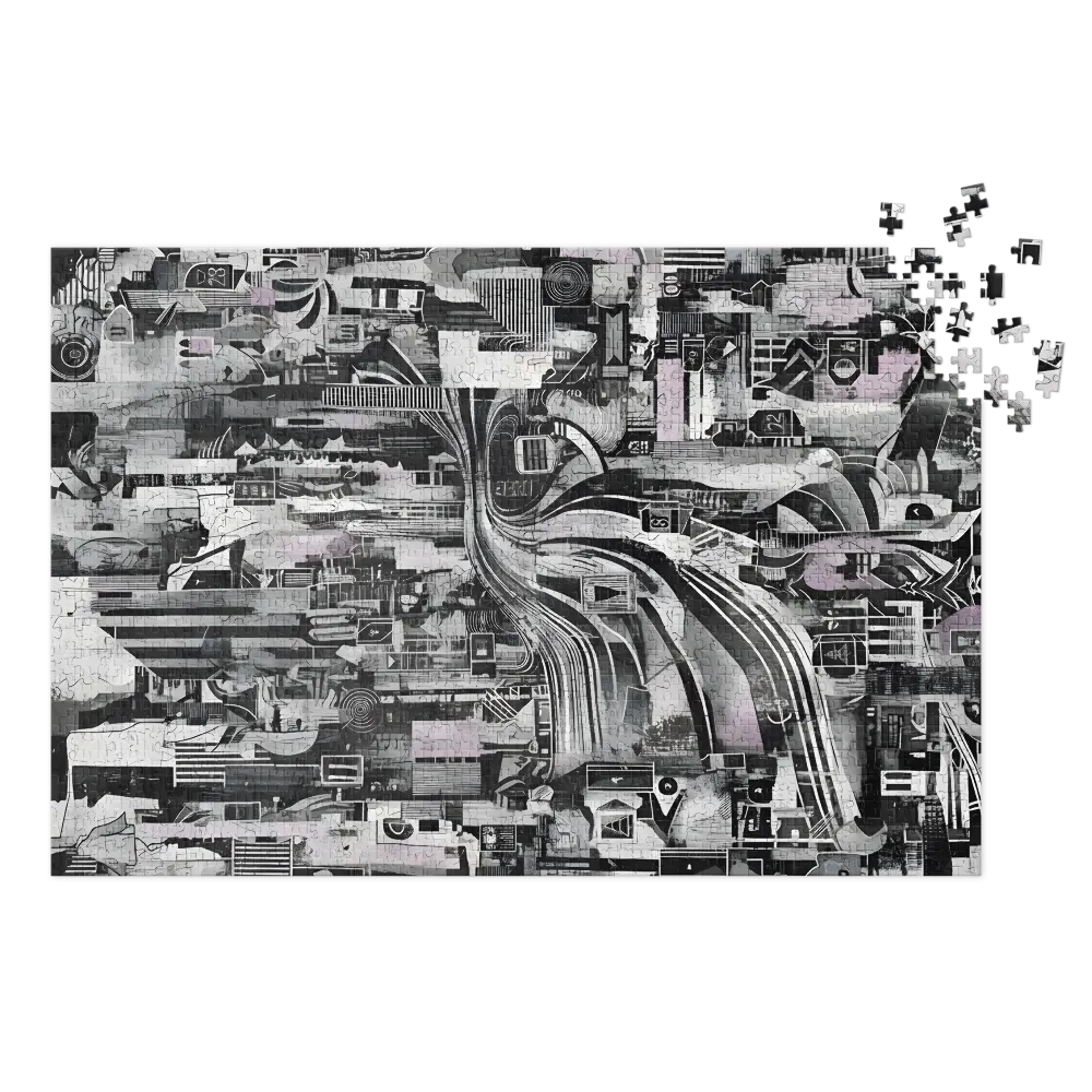 Monochrome City Collage