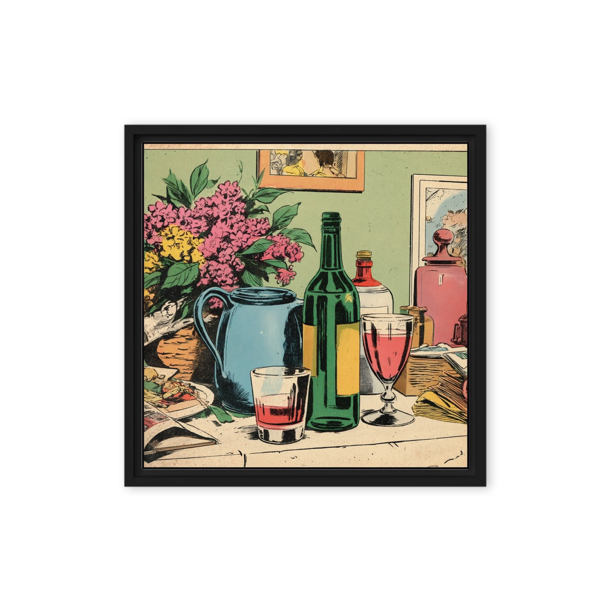 Still Life in Ben-Day Dots