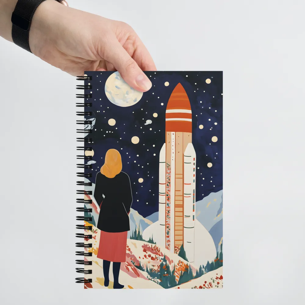 Stargazer's Launch 
 Spiral Notebook | 140 pages