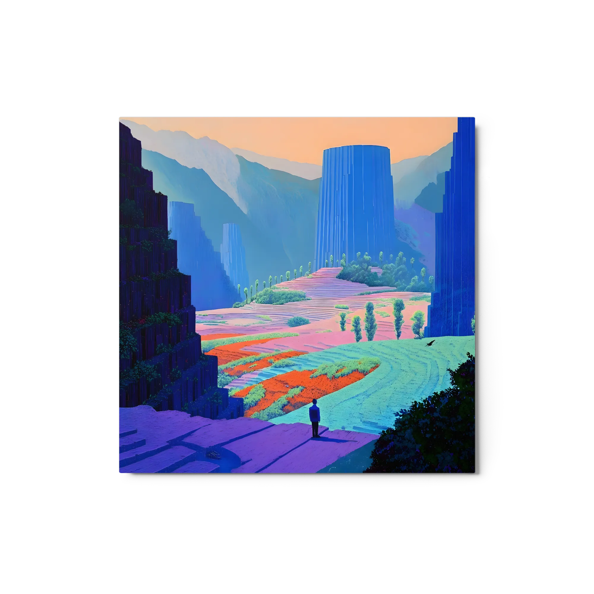 Visions of a Distant Shore 
 Canvas | 8″x 8″