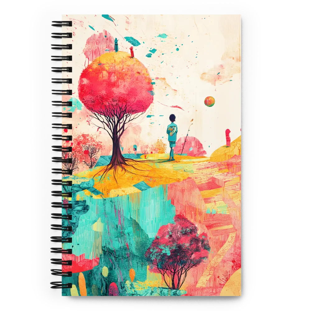 The Wanderer's Vivid Dream 
 Spiral Notebook | 140 pages