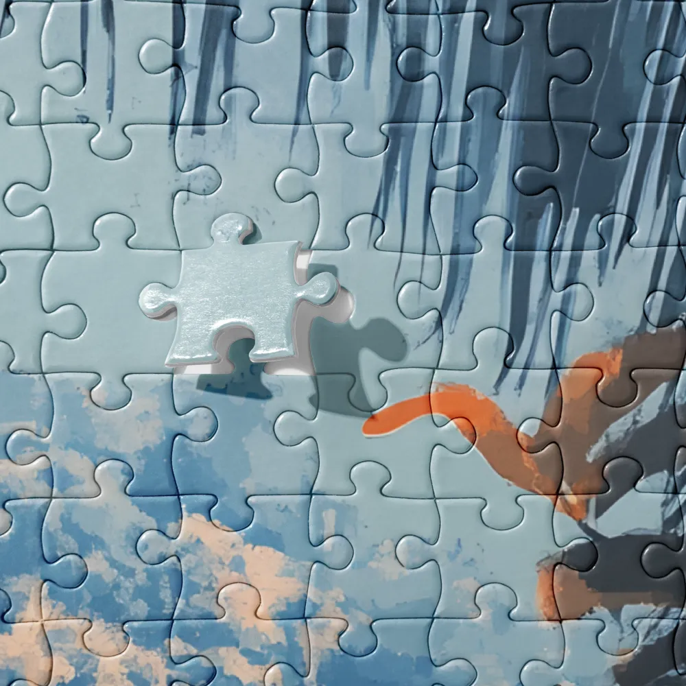 Tropical Jaguar Lake 
 Jigsaw Puzzle