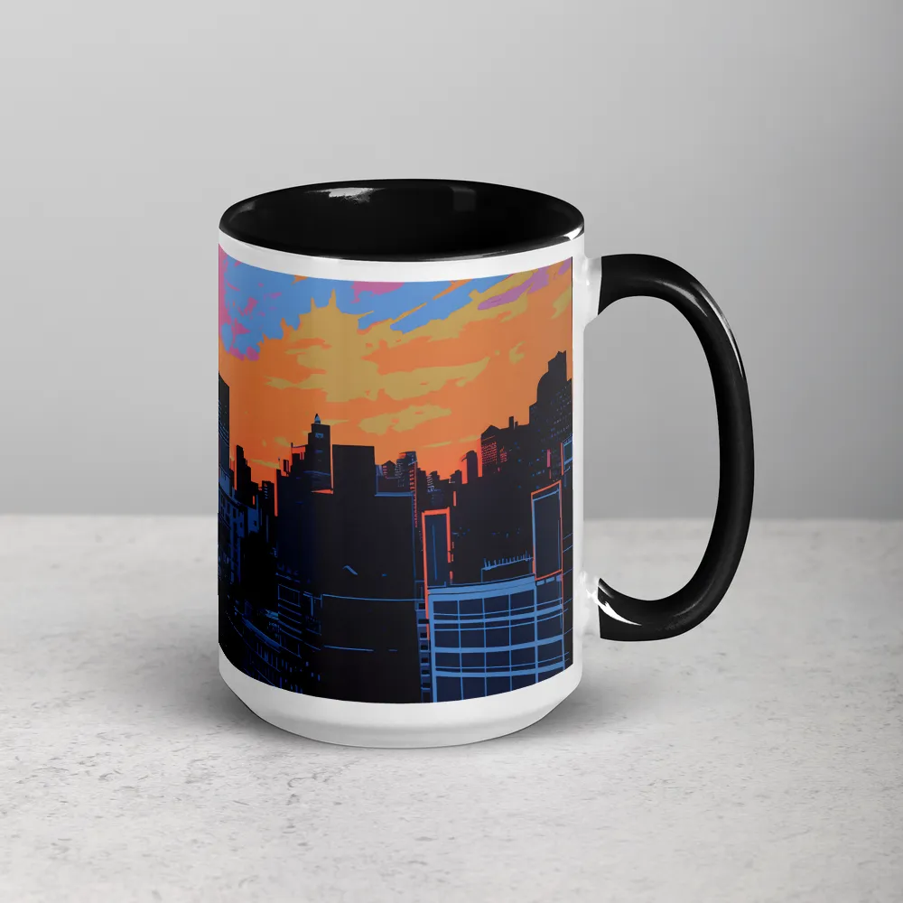 Electric Gotham 
 Mug with Red inside