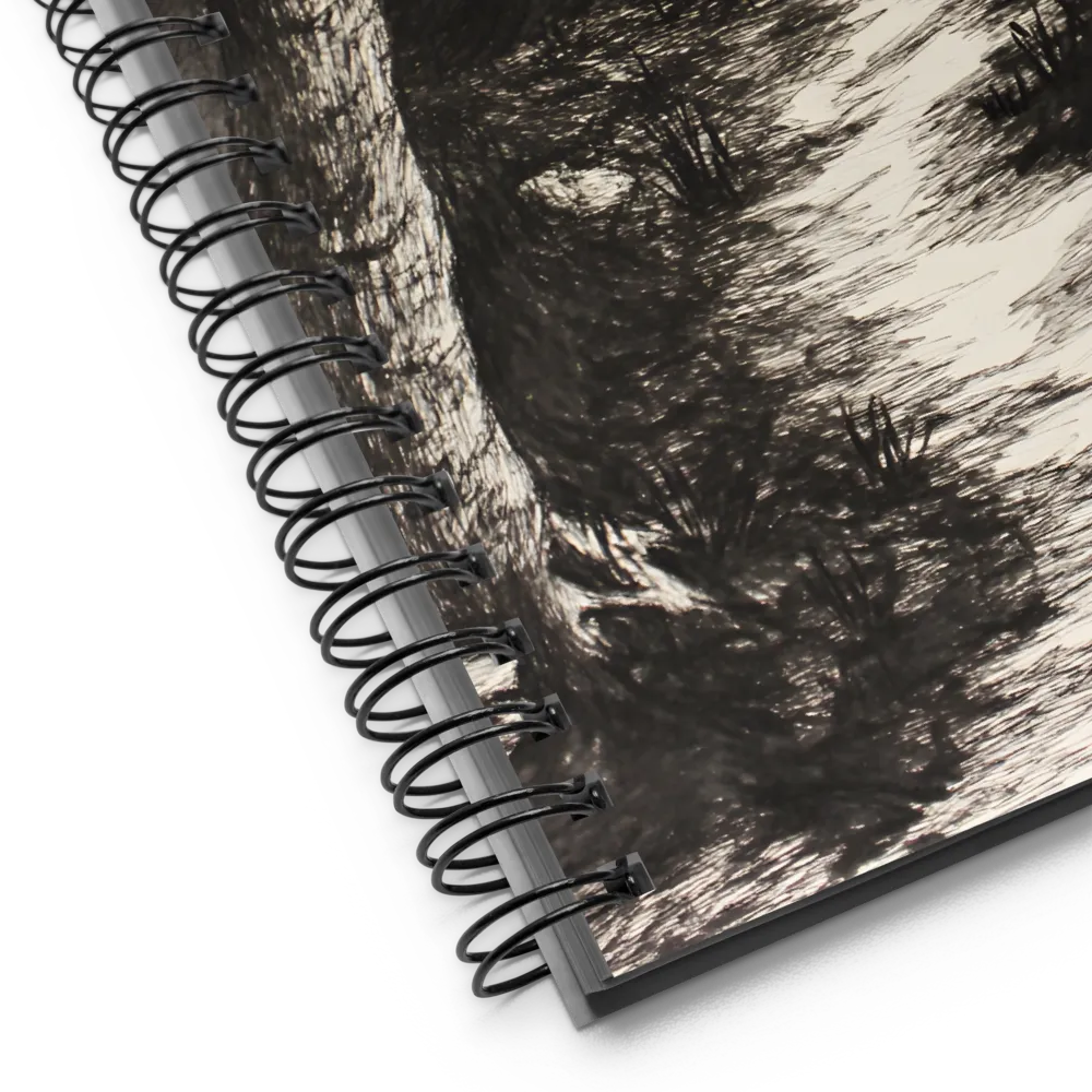 Whispers of the Moonlit Forest 
 Spiral Notebook | 140 pages