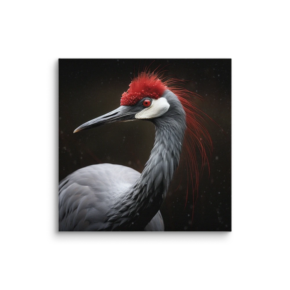 Photographic Portrait of a Crane