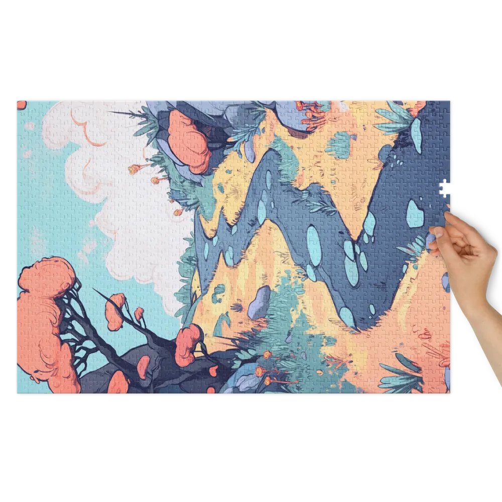 Caminho Sinuoso na Terra dos Sonhos 
 Puzzle em caixa de metal