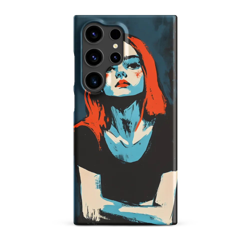 Modern Expressionist Portrait of a Woman | Phone Case