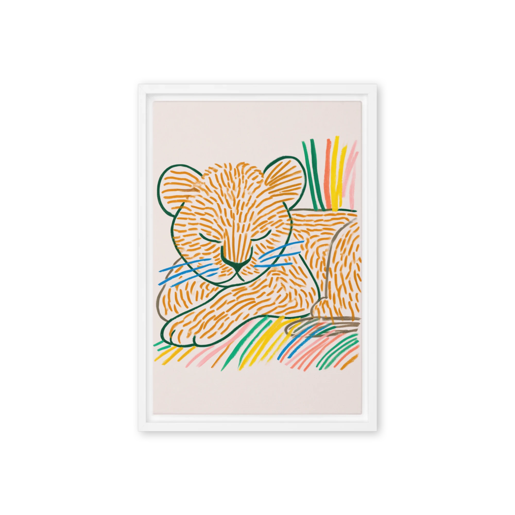 Drowsy Little Cub