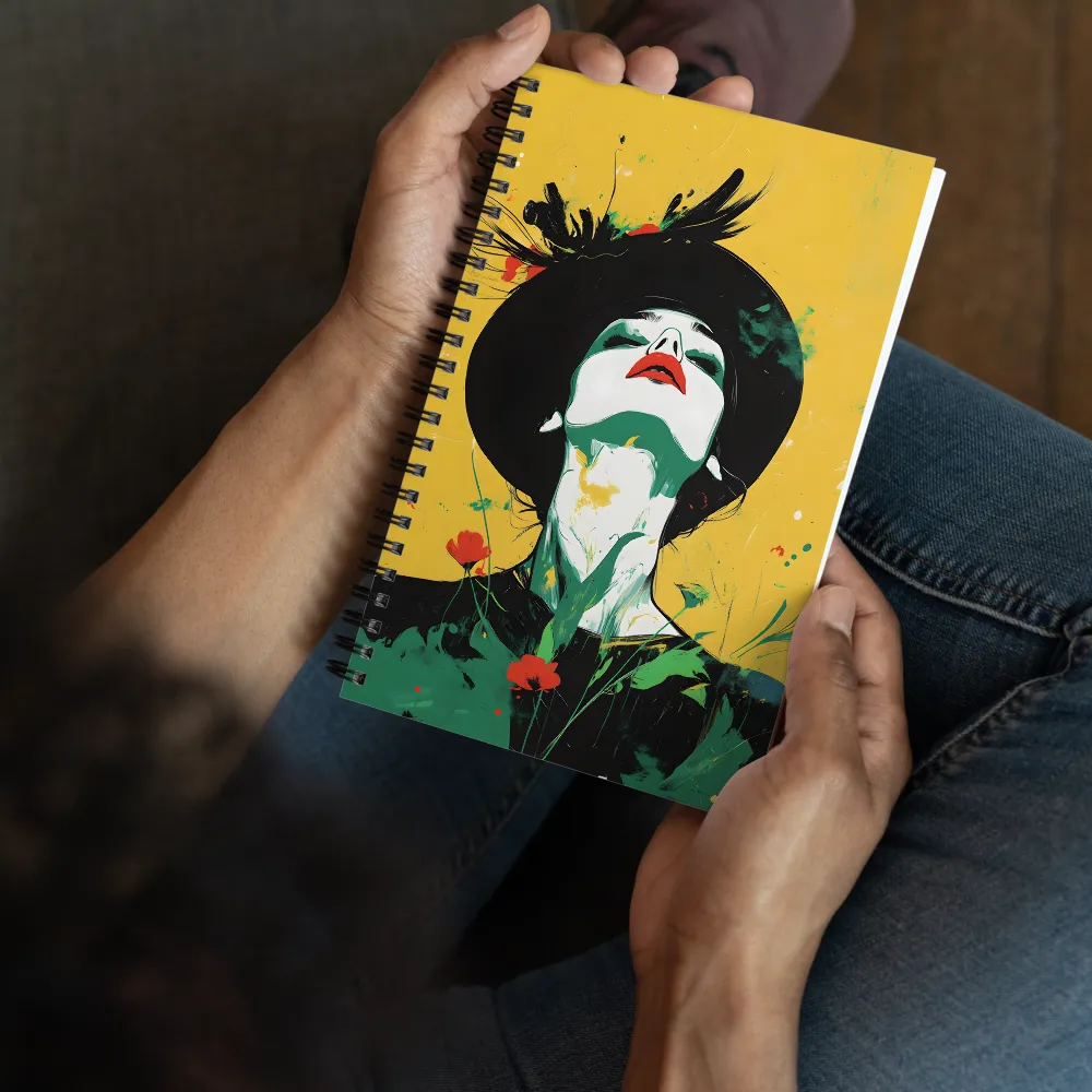 Woman in Bloom 
 Spiral Notebook | 140 pages